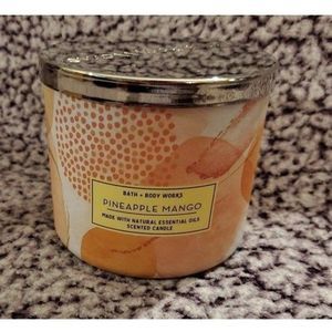 Bath & Body Works Pineapple Mango Fragrance 3 Wick Candle